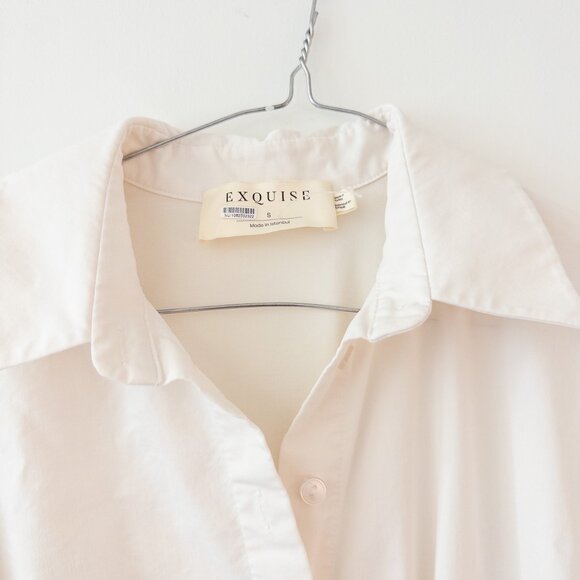 Exquise Belted Tobie Jumpsuit in White / Off White, Size Small - Picture 4 of 11